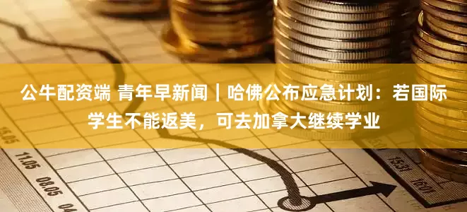 公牛配资端 青年早新闻｜哈佛公布应急计划：若国际学生不能返美，可去加拿大继续学业