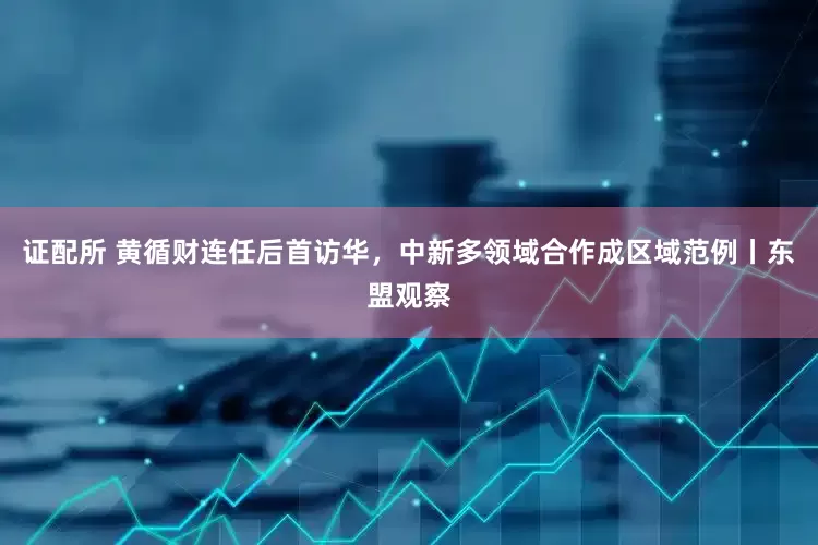 证配所 黄循财连任后首访华，中新多领域合作成区域范例丨东盟观察
