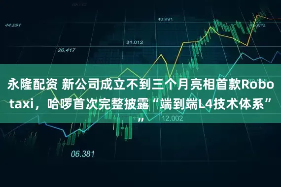 永隆配资 新公司成立不到三个月亮相首款Robotaxi，哈啰首次完整披露“端到端L4技术体系”