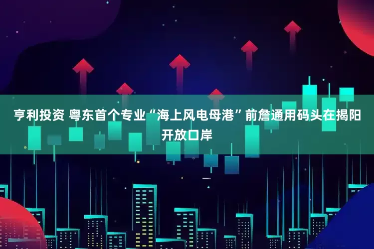 亨利投资 粤东首个专业“海上风电母港”前詹通用码头在揭阳开放口岸